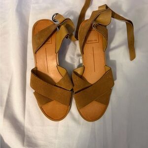 Dolce Vita Women's Brown Wrap Sandals